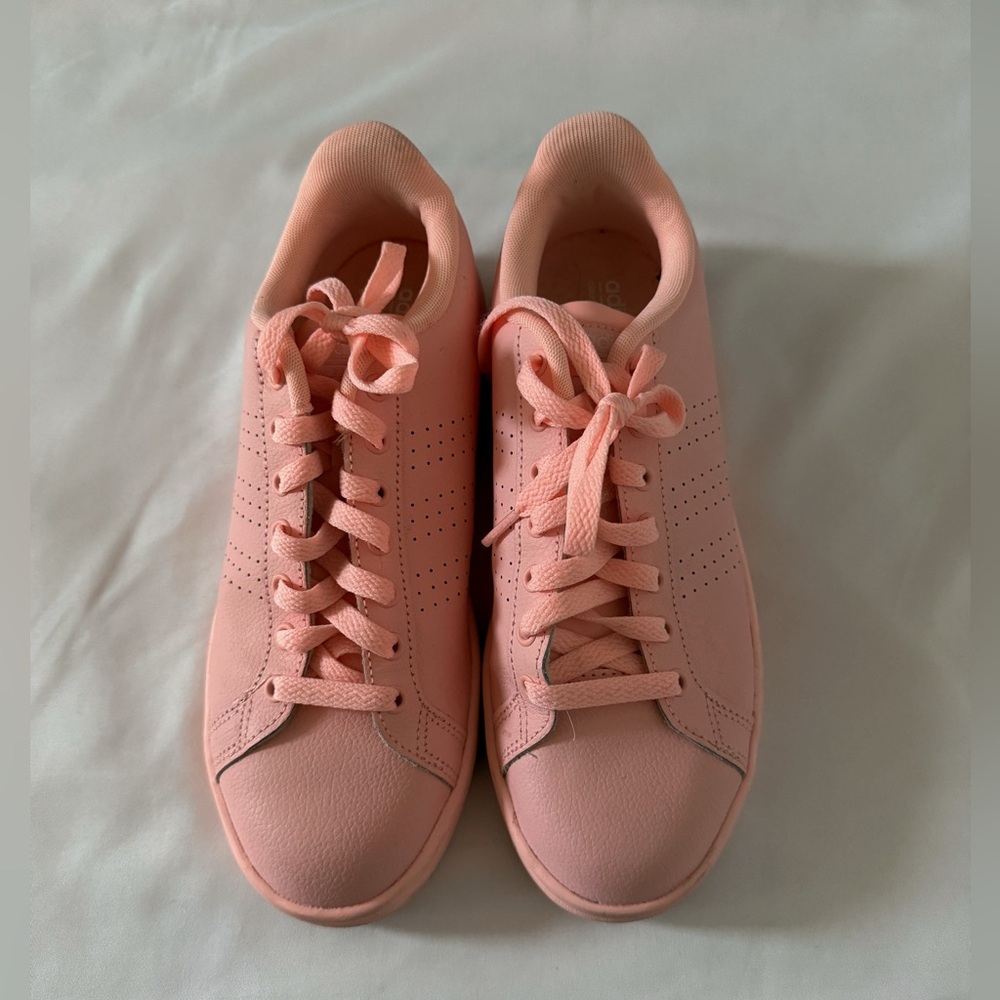 Women’s Adidas Neon Pink Cloudfoam Advantage Sneakers